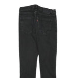 LEVI'S Mens Slim Black Denim Jeans W27 L27 Zip Casual Stylish Fit