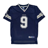 Age 14-16 Reebok Dallas Cowboys Football Jersey - Large Blue Polyester