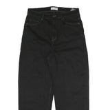 SELECTED FEMME Womens Jeans Black Regular Straight Denim W30 L27 Zip Closure