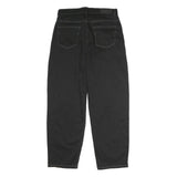 SELECTED FEMME Womens Jeans Black Regular Straight Denim W30 L27 Zip Closure