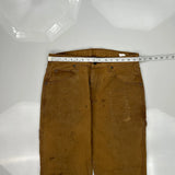 Dickies Carpenter Pants - 31W 32L Brown Cotton