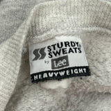 90S Blank Lee Sweatshirt - XL Gray Cotton Blend