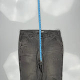 Carhartt Carpenter Trousers - 35W 29L Grey Cotton
