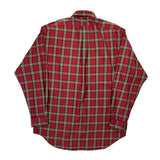 Polo By Ralph Lauren Checked Flannel Shirt - Medium Red Cotton