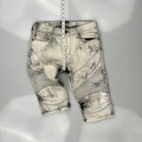 True Religion Tie-Dye Denim Shorts - 30W 15L Acid Wash Cotton