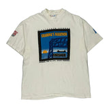 Grandma'S Marathon Finisher Hanes Single Stitch T-Shirt - Large White Cotton