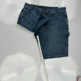 Wrangler Carpenter Shorts - 36W 10L Blue Denim