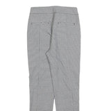 REISS Womens Slim Grey Polyester Blend Trousers W26 L28 Zip Closure Plain