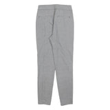 REISS Womens Slim Grey Polyester Blend Trousers W26 L28 Zip Closure Plain