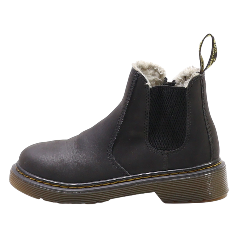 DR MARTENS 2976 Leonore J Ankle Boots Black Leather Girls UK 12