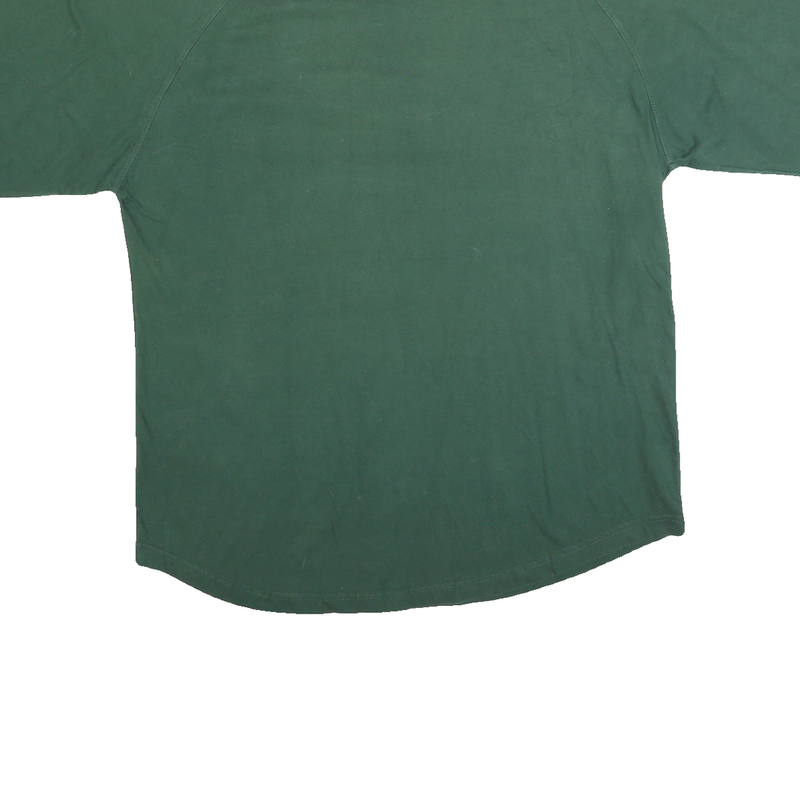 MLB Mens Green & Yellow Athletics Graphic T-Shirt XL Short Sleeve Crew Neck