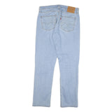 LEVI'S 511 Slim Mens Jeans Light Blue Slim Straight Denim Medium W33 L31 Zip