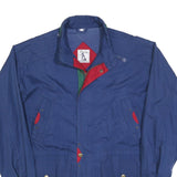 PIEROT Mens Blue Red Green Outdoor Jacket L Polyester Blend Zip Classic Fit