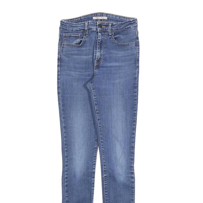 LEVI'S 721 Womens Jeans Blue Slim Skinny Denim Light W27 L32 Stretch