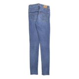 LEVI'S 721 Womens Jeans Blue Slim Skinny Denim Light W27 L32 Stretch