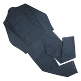 DICKIES Mens Navy Blue Cotton Blend Regular Fit Dungarees L W40 L34 Workwear