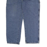 DICKIES Mens Regular Fit Blue Denim Jeans W40 L34 Workwear Utility Zip