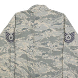 BETHEL INDUSTRIES INC Womens Grey Camouflage Military Cotton Blend Jacket M