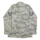 BETHEL INDUSTRIES INC Womens Grey Camouflage Military Cotton Blend Jacket M