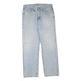 CARHARTT Womens Regular Fit Straight Leg Denim Light W34 L31 Cotton Blend Zip