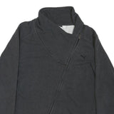 PUMA Womens Black Cotton Blend Jacket XL Zip Plain Casual Sportswear Style
