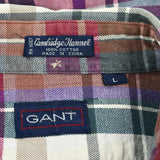 Gant Checked Flannel Shirt - Large Multicoloured Cotton