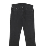 LEVI'S 511 Slim Mens Jeans Black Slim Skinny Denim Raw W31 L32 Zip Cotton Blend