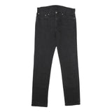 LEVI'S 511 Slim Mens Jeans Black Slim Skinny Denim Raw W31 L32 Zip Cotton Blend