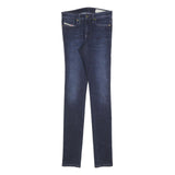 DIESEL Womens Jeans Blue Slim Skinny Denim Medium W25 L32 Stretch Cotton Blend