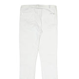 7 FOR ALL MANKIND Womens Jeans White Slim Skinny Denim W27 L29 Lace-Up Hem