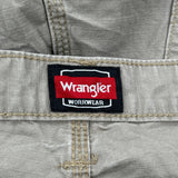 Wrangler Carpenter Pants - 37W 30L Khaki Cotton