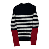 Tommy Hilfiger Striped Jumper - Medium Multicoloured Cotton