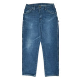 Dickies Double Knee Carpenter Jeans - 32W 32L Blue Cotton