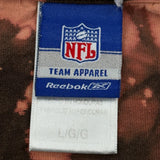 Browns Football Reebok Nfl Long Sleeve T-Shirt - Large Brown Cotton