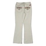 Guess Boot Cut Jeans - 25W US 0 White Cotton