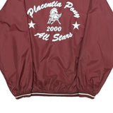 RAWLINGS Mens Maroon Akasaki 7 V-Neck M Nylon Sweatshirt Sports Team