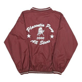 RAWLINGS Mens Maroon Akasaki 7 V-Neck M Nylon Sweatshirt Sports Team