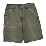 Carhartt Carpenter Shorts - 34W 11L Grey Cotton