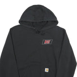 CARHARTT Mens Black Hoodie S Cotton Workwear Casual