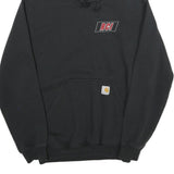 CARHARTT Mens Black Hoodie S Cotton Workwear Casual