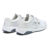 NEW BALANCE 813 Mens White Leather Strap Trainers UK 7.5 Comfortable Casual