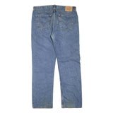 LEVI'S 582 02 Mens Regular Blue Denim Light W38 L34 Classic Zip Jeans