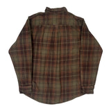 Dickies Checked Flannel Shirt - Medium Green Cotton