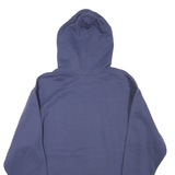 CHAMPION Mens Blue Pullover Hoodie M Cotton Blend Casual