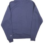 CHAMPION Mens Blue Pullover Hoodie M Cotton Blend Casual