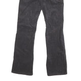CARHARTT Mens Cotton Blend Black Regular Straight Trousers W28 L31 Durable