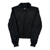 Ralph Lauren Bomber Jacket - Large Black Polyester