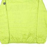 PUMA Mens Yellow Lightweight Jacket L Polyester Blend Plain Zip Athletic