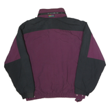 PACIFIC Mens Purple & Black Zip Polyester Jacket L Casual Outdoor Wear