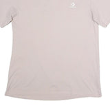 CONVERSE Mens Beige Graphic T-Shirt L Short Sleeve Crew Neck Cotton Casual